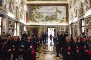 Private audience with Pope Francis — ICMC Council Plenary Meeting.