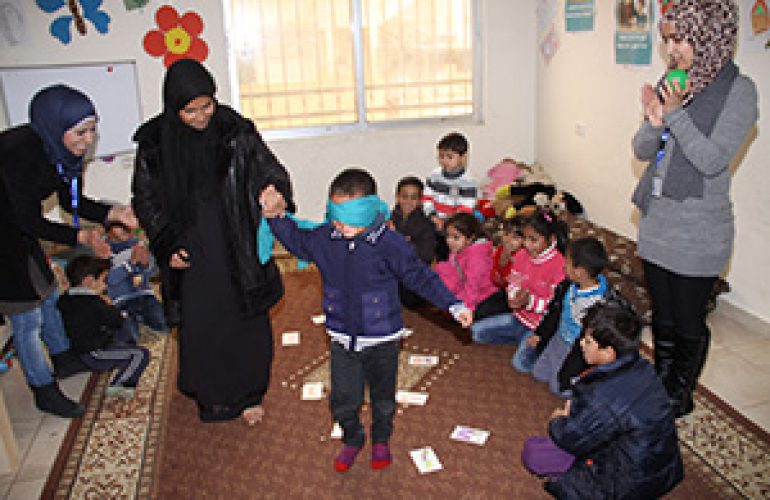 Syrian Women and Children Find Support at the ICMC Protection Center in Northern Jordan