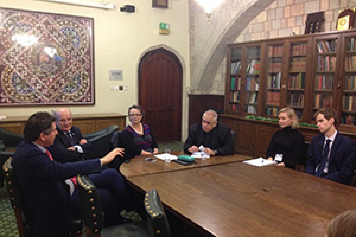 ICMC Secretary General Shares His Advent Reflection With UK Parliament