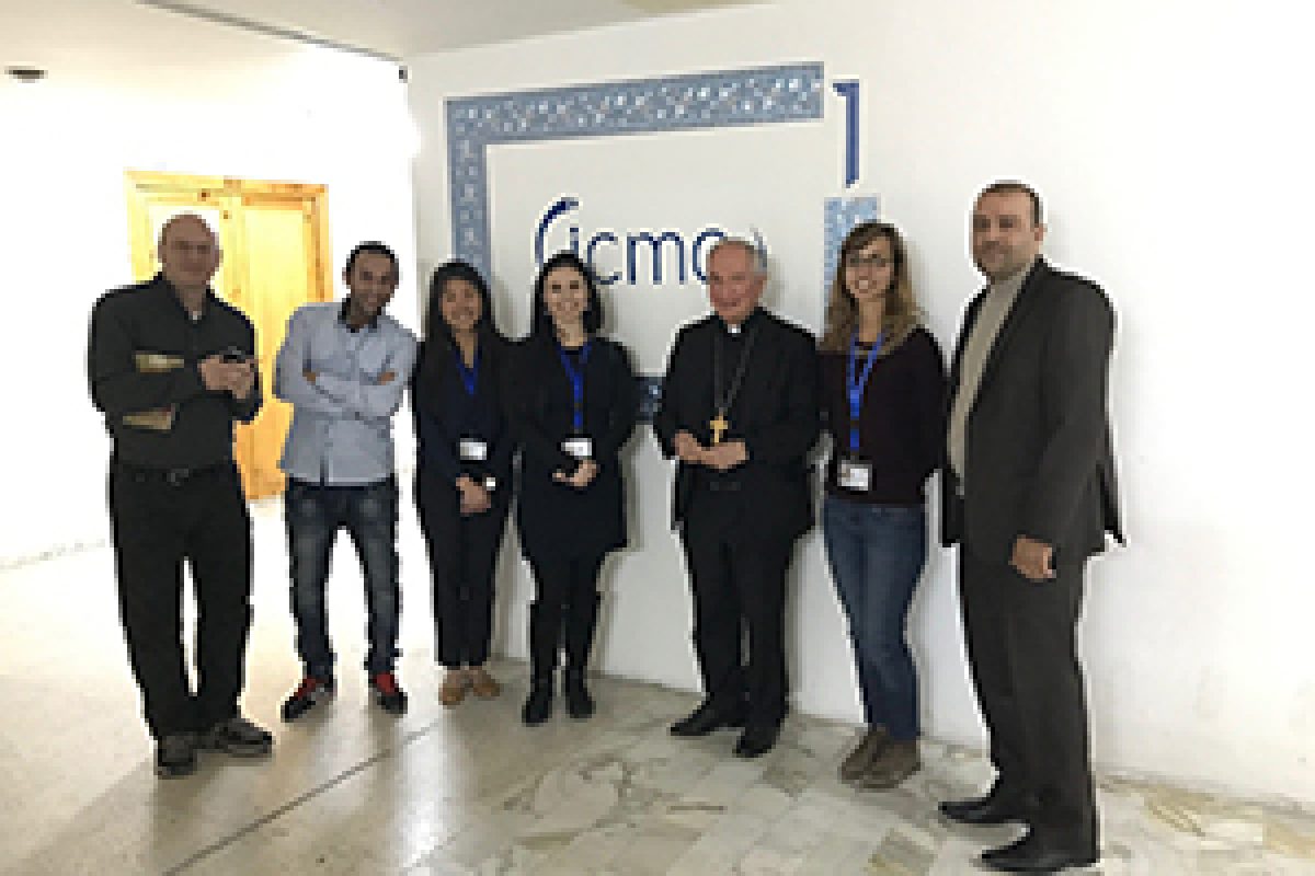 Archbishop Silvano Tomasi Meets ICMC Staff in Jordan