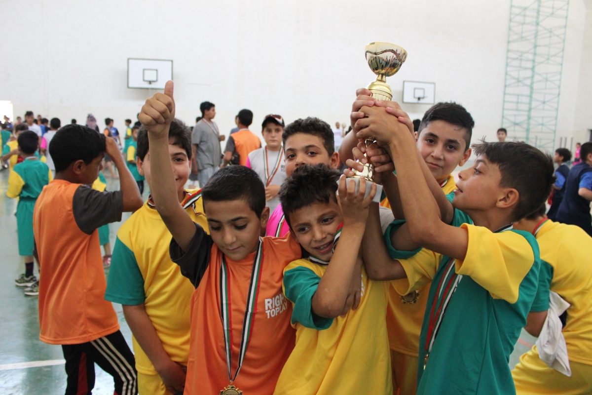 ICMC’s Partnership With Right to Play Promotes Respect, Teamwork and Leadership in Mafraq