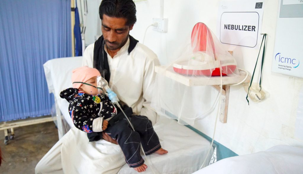 father with baby