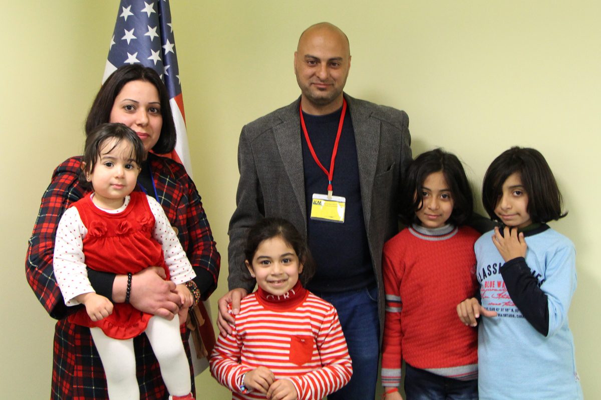 refugee family