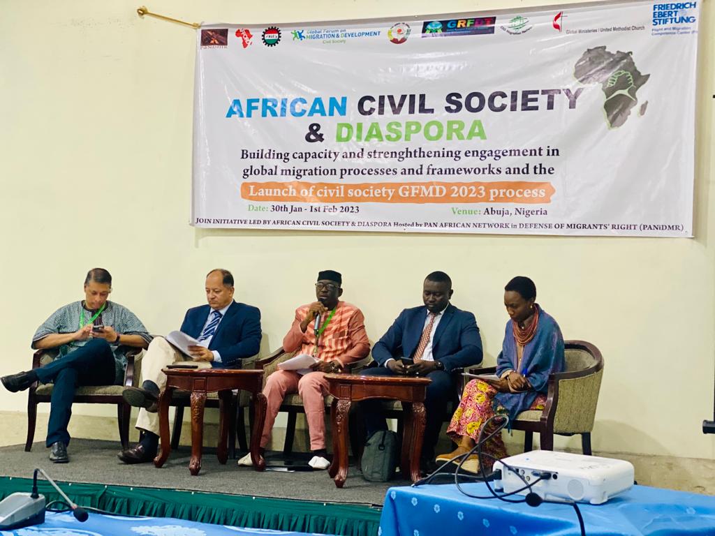 African Civil Society and Diaspora Launch the Global Civil Society GFMD Process for 2023, in Abuja, Nigeria 1