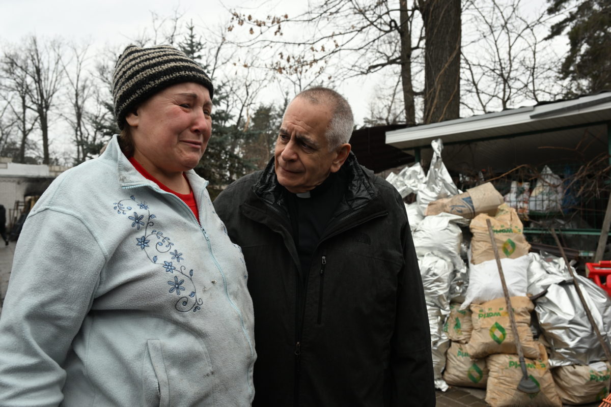 ICMC Secretary General visits displaced people in Ukraine