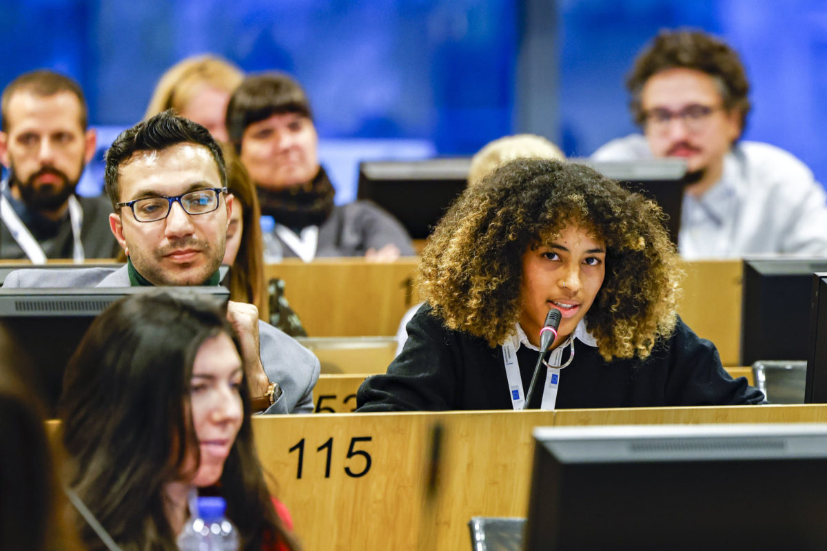 ICMC Europe's Anna Coulibaly at the European Migration Forum 