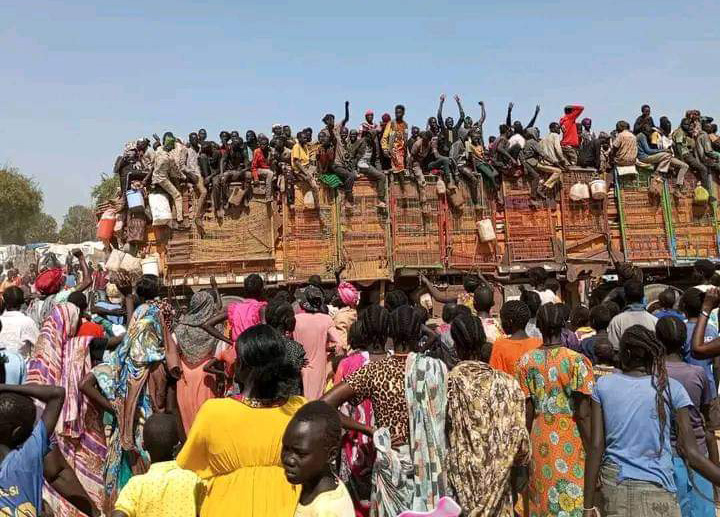 Onward transportation from border areas for those displaced to South Sudan