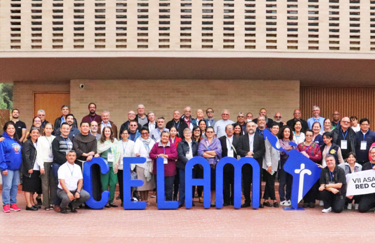 Delegates of the 7th General Assembly of the Red Clamor Network in Bogotá, Colombia, September 2024