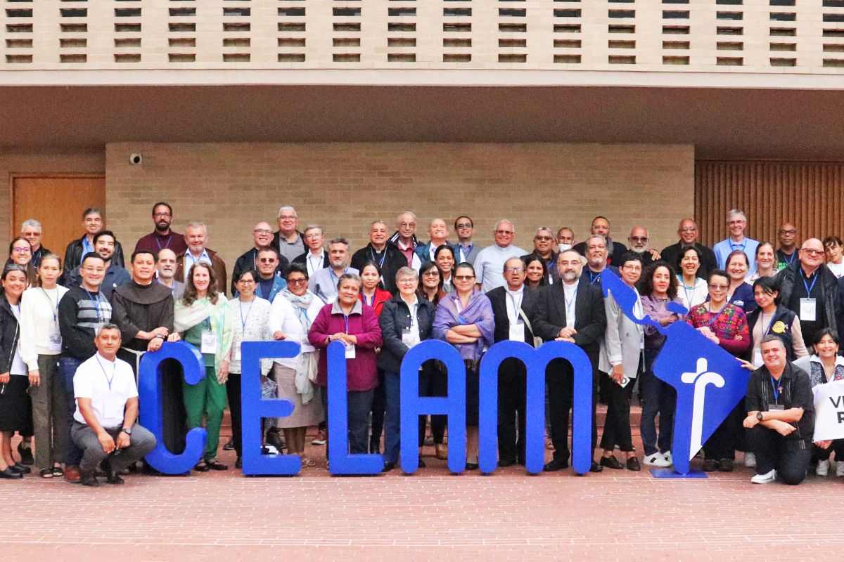 Delegates of the 7th General Assembly of the Red Clamor Network in Bogotá, Colombia, September 2024
