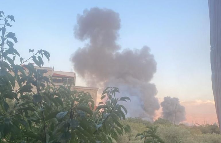 Explosion in Baalbek
