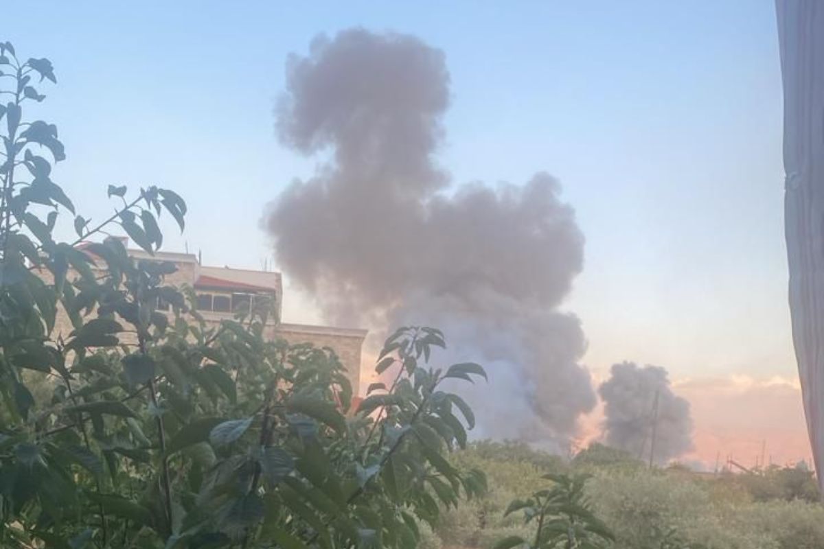 Explosion in Baalbek