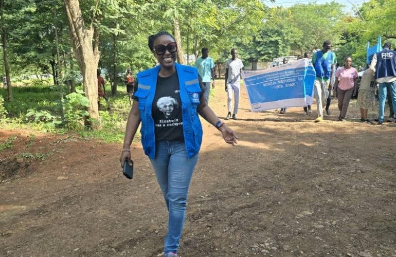 Maureen Muthoni Gachiri was an ICMC deployee for 8 years, supporting UNCHR field operations in Sudan, Niger, Rwanda, and Ethiopia. Photo: Muthoni on deployment in Ethiopia © Maureen Muthoni Gachiri